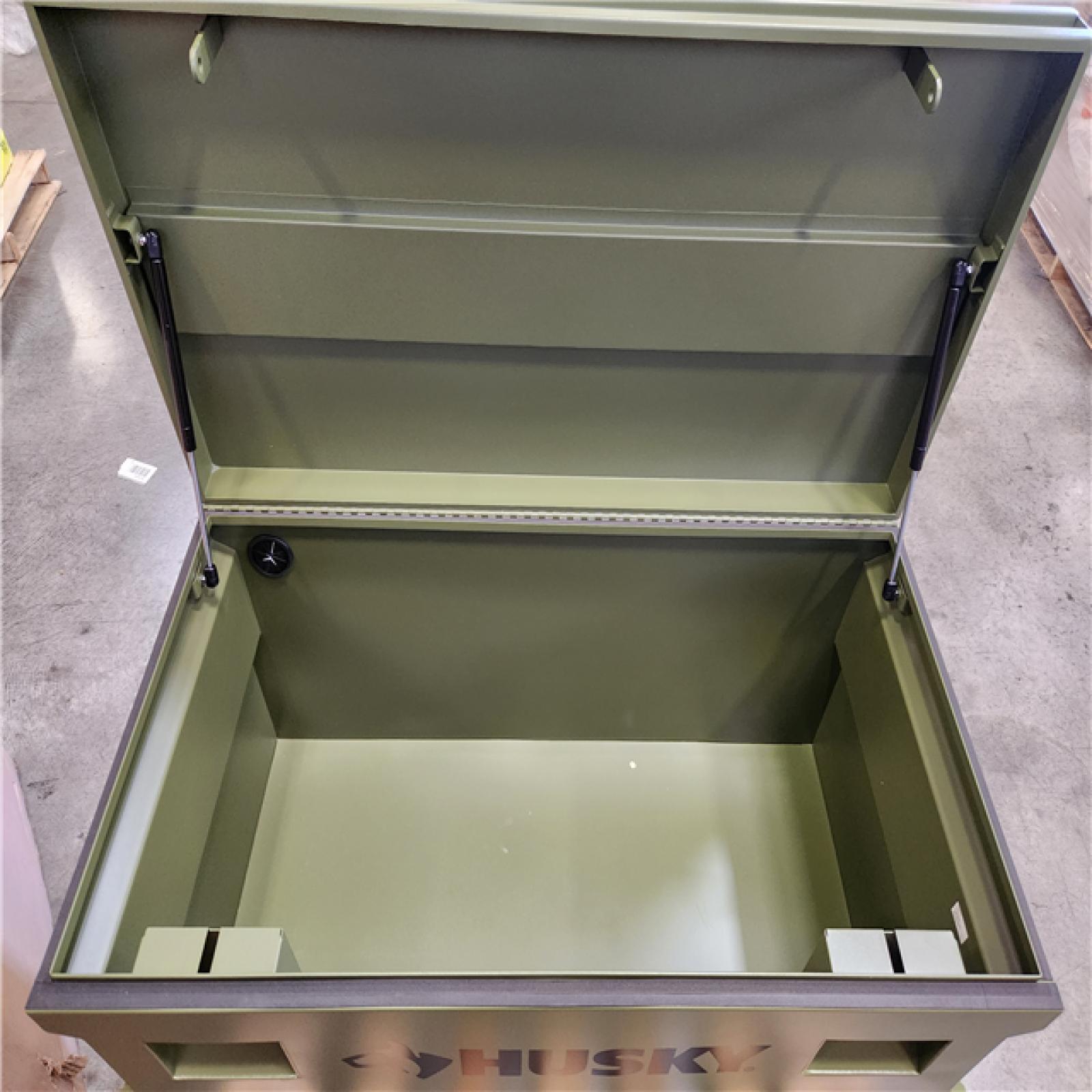 Phoenix NEW Husky 48 in. W x 24 in. D x 27.6 in. H Matte Army Green Steel Jobsite Box