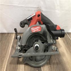 AS-IS Milwaukee FUEL 18V Lithium-Ion Brushless Cordless 6-1/2 in. Circular Saw (Tool-Only)