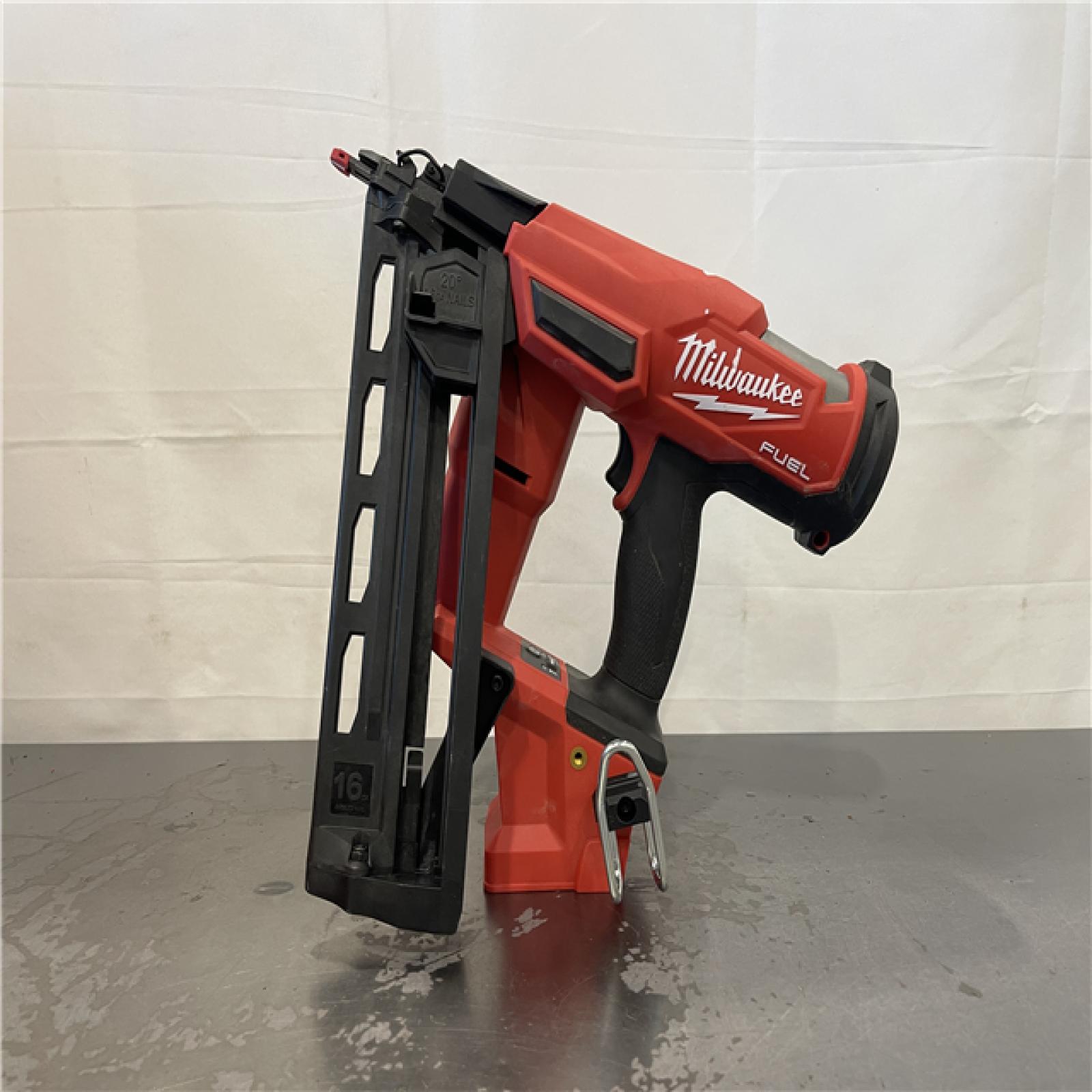 AS-IS- Milwaukee 18V Cordless Gen II 16 Gauge Angled Finish Nailer (Tool Only)
