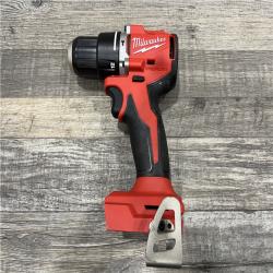 AS-IS Milwaukee 18V Lithium-Ion Brushless Cordless 1/2 in. Compact Hammer Drill/Driver Kit