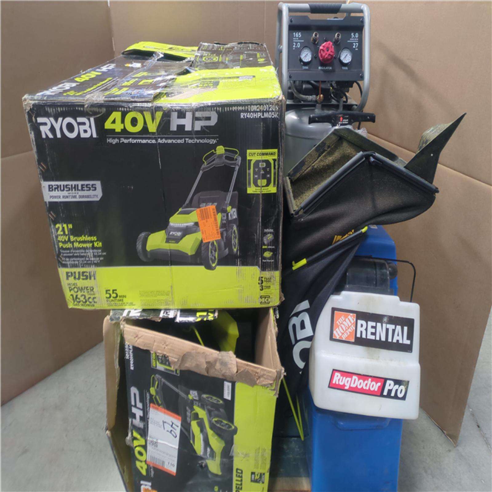 CALIFORNIA AS-IS OUTDOOR POWER EQUIPMENT