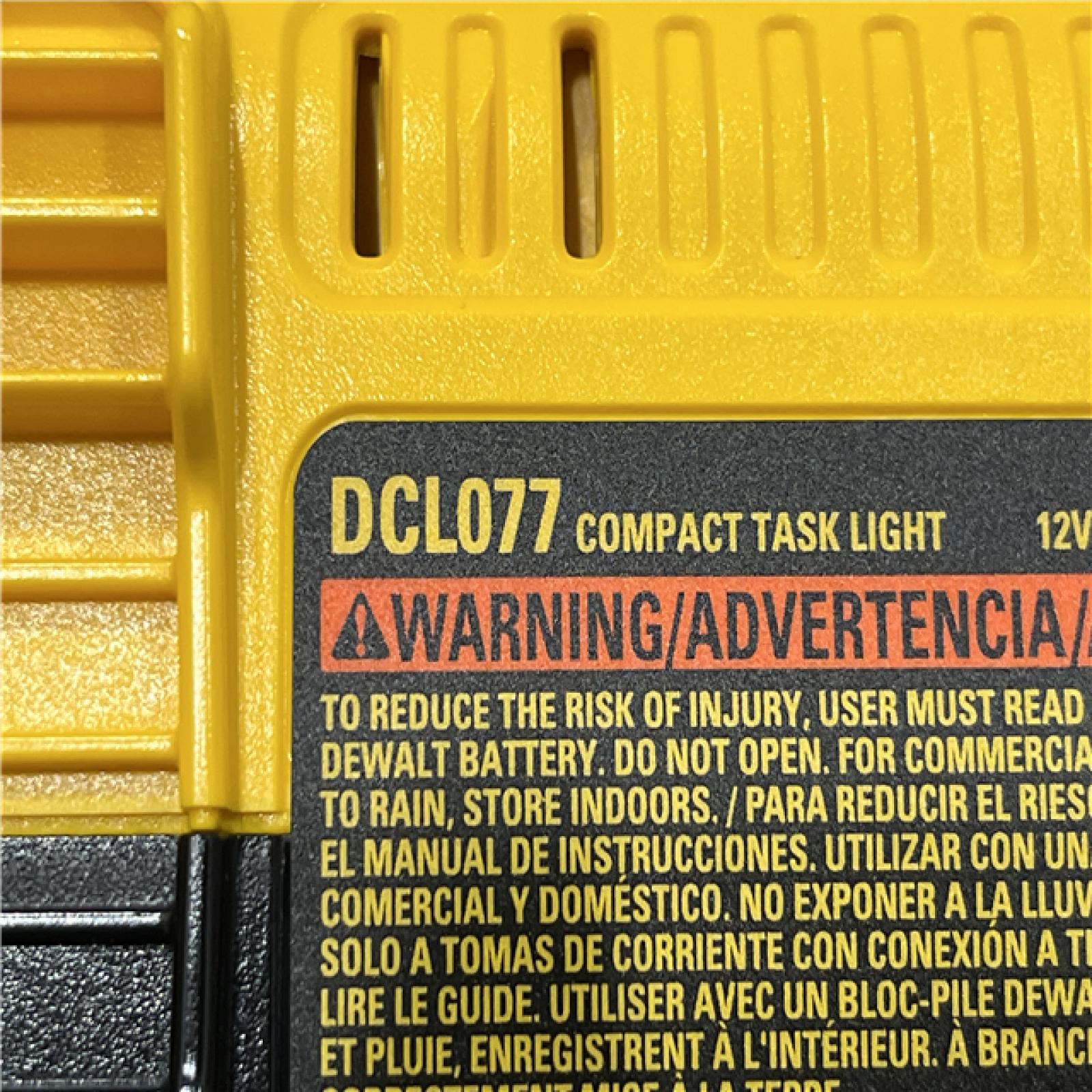 AS-IS DEWALT 20-Volt MAX Lithium-Ion Compact Cordless Task Light Kit