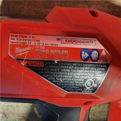 HOUSTON LOCATION - AS-IS Milwaukee M18 Fuel 18V Brushless 18-Gauge Brad Nailer 2746-20 (Bare Tool)