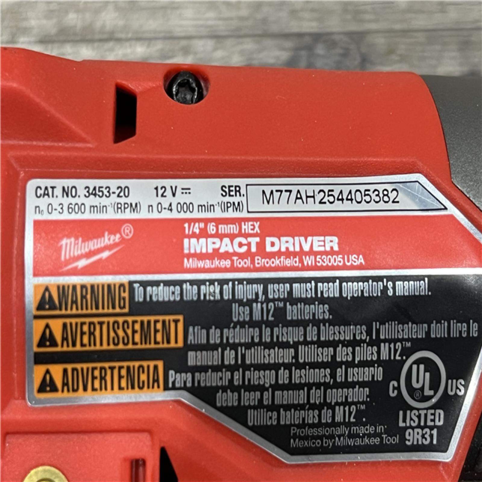 AS-IS Milwaukee FUEL 12-Volt Lithium-Ion Brushless Cordless Hammer Drill and Impact Driver Combo Kit
