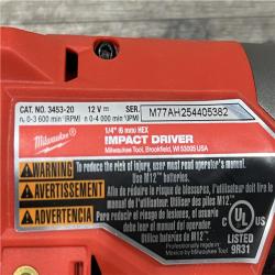 AS-IS Milwaukee FUEL 12-Volt Lithium-Ion Brushless Cordless Hammer Drill and Impact Driver Combo Kit