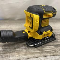 AS-IS DEWALT 20V MAX XR Cordless Brushless 1/4 Sheet Variable Speed Sander (Tool Only)