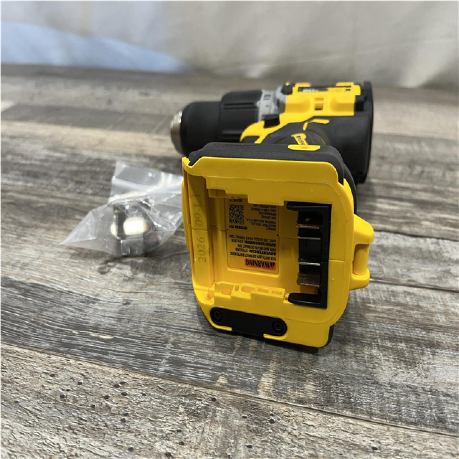 AS-IS DEWALT 20V XR Brushless Cordless 1/2 in. Hammer Drill (Tool-Only)