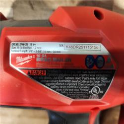 HOUSTON LOCATION - AS-IS (APPEARS LIKE NEW) Milwaukee  FUEL 18-Volt Lithium-Ion Brushless Cordless Gen II 18-Gauge Brad Nailer (Tool-Only)