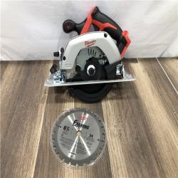 AS-IS Milwaukee M18 18V Lithium-Ion Cordless 6-1/2 in. Circular Saw (Tool-Only)