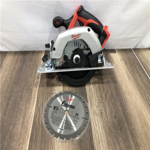 AS-IS Milwaukee M18 18V Lithium-Ion Cordless 6-1/2 in. Circular Saw (Tool-Only)