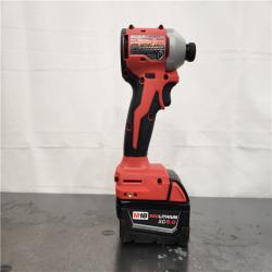 AS-IS- Milwaukee FUEL 18V Lithium-Ion Brushless Cordless 1/2 in. Impact Wrench w/Friction Ring Kit