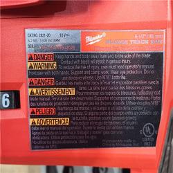 HOUSTON LOCATION - AS-IS Milwaukee M18 FUEL 18V Lithium-Ion Cordless Brushless 6-1/2 in. Plunge Cut Track Saw (Tool-Only)