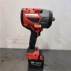 AS-IS- Milwaukee FUEL 18V Lithium-Ion Brushless Cordless 1/2 in. Impact Wrench w/Friction Ring Kit