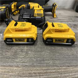 AS-IS DEWALT ATOMIC 20-Volt Lithium-Ion Cordless Brushless (4-Tool) Combo Kit