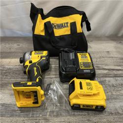 AS-IS DEWALT Atomic 20V Max Lithium-Ion Brushless Cordless Compact 1/4 in. Impact Driver Kit