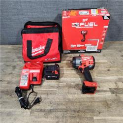 HOUSTON LOCATION - AS-IS Milwaukee M18 1/2 in. Cordless Brushless High Torque Impact Wrench Kit (Battery & Charger)