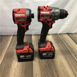AS-IS Milwaukee FUEL 18V Lithium-Ion Brushless Cordless Hammer Drill and Impact Driver Combo Kit