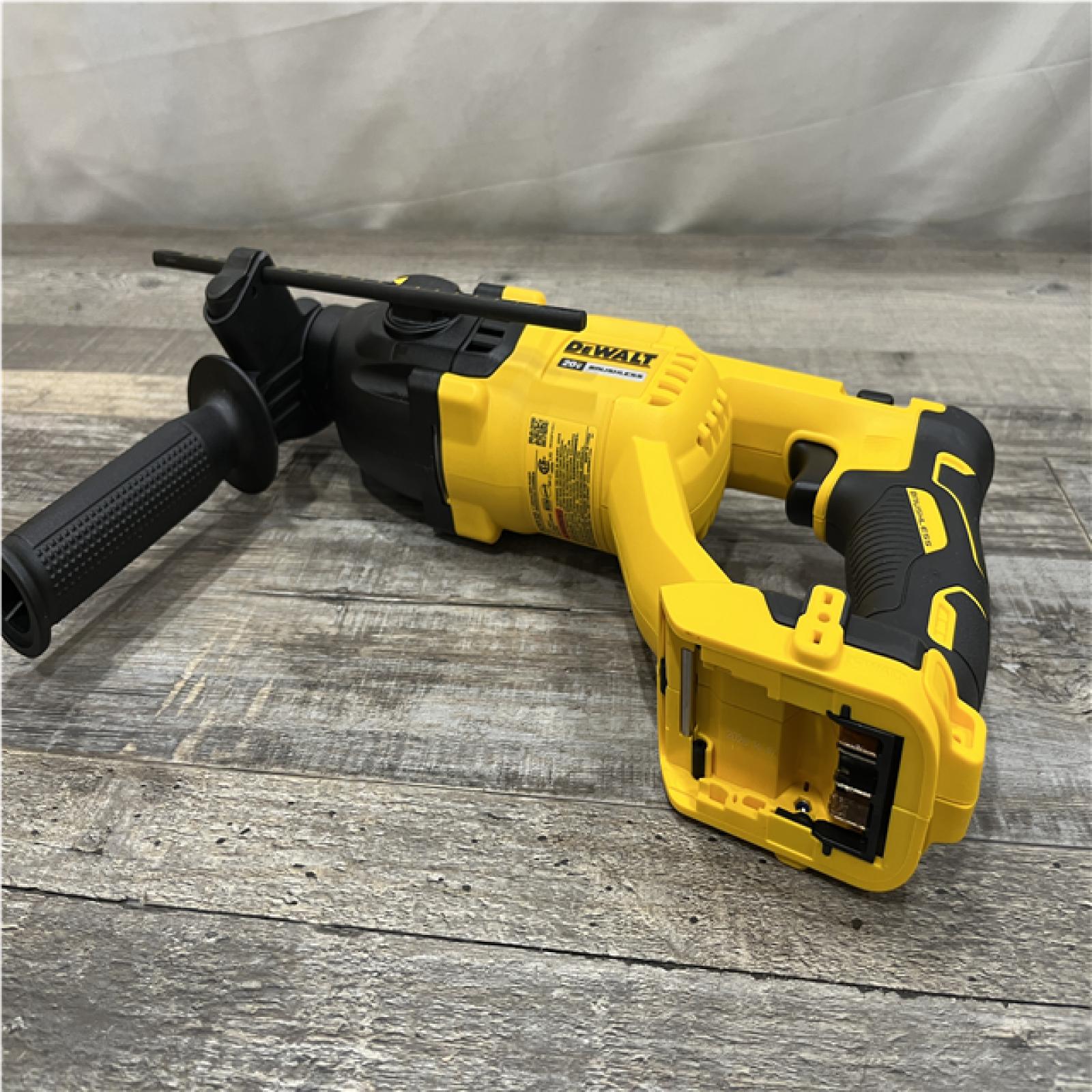 AS-IS DEWALT 20V MAX Cordless Brushless 1 in. SDS Plus D-Handle Concrete and Masonry Rotary Hammer (Tool Only)