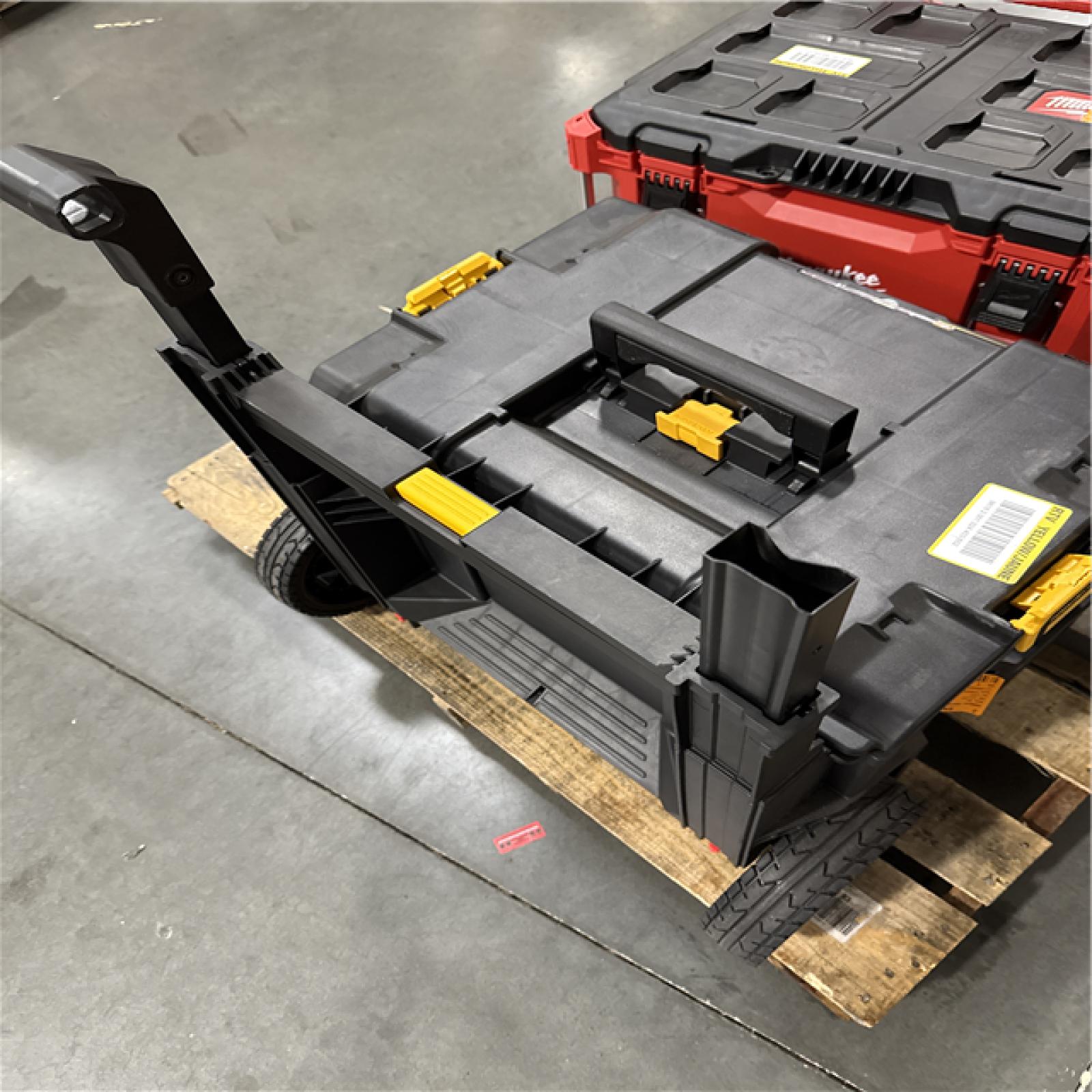 California AS-IS Milwakuee and DeWalt Tool Pallet  Includes Milwaukee & Dewalt Rolling Tool Box (DeWalt Box has broken handle)