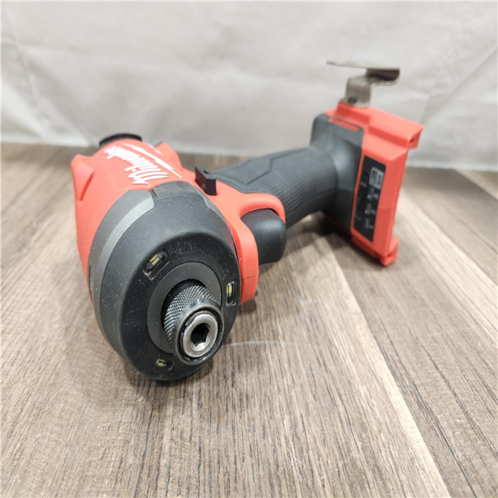AS-IS- Milwaukee 18V Lithium-Ion Brushless Cordless 1/4 Hex Impact Driver (Tool-Only)