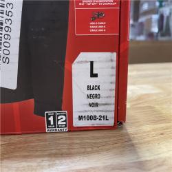 NEW! - Men's Large M12 12-Volt Lithium-Ion Cordless Tough Shell Black Heated Jacket