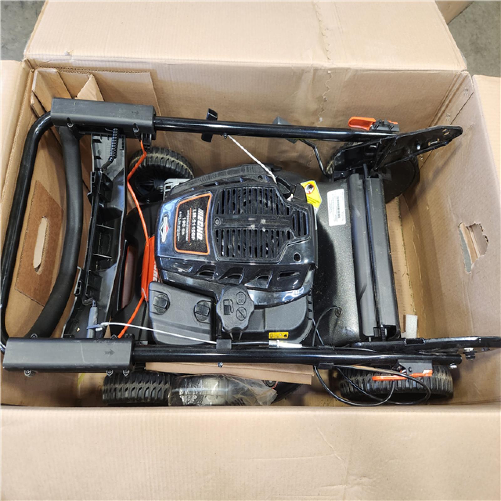 Phoenix AS-IS ECHO 21 in. 190 cc Briggs and Stratton Gas 3-in-1 Dual Blade RWD Self-Propelled Lawn Mower with Single Lever Deck Adjustment