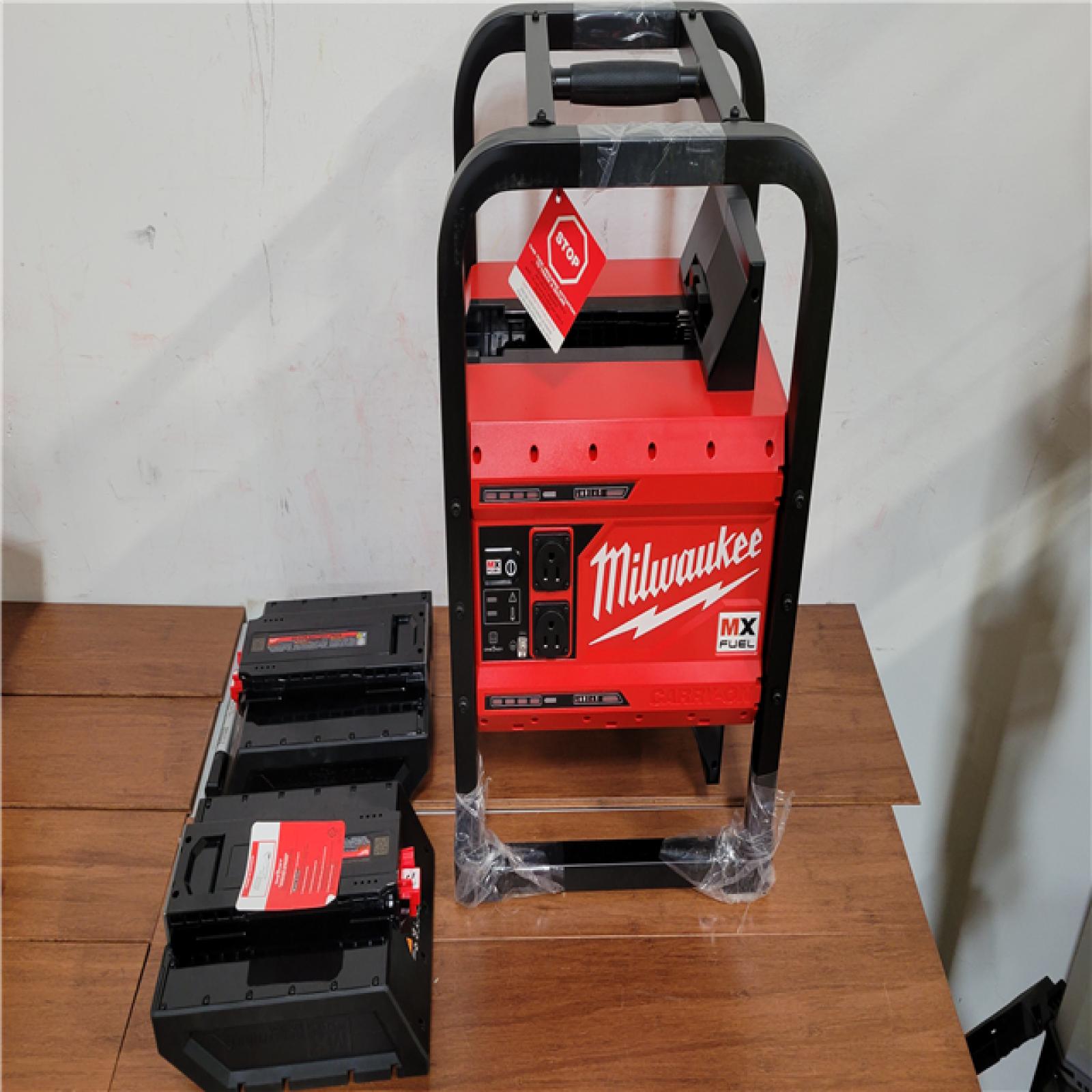 California AS-IS Milwaukee Carry-On Power Supply  Includes (2) Batteries