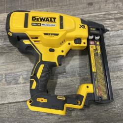 AS-IS DEWALT 20V MAX XR Lithium-Ion Cordless 18-Gauge Narrow Crown Stapler Kit
