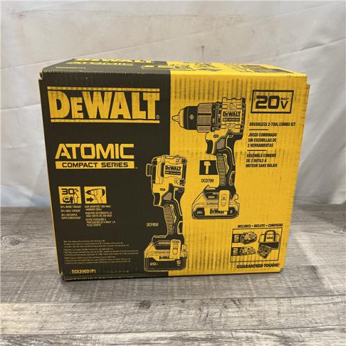 NEW - DEWALT ATOMIC 20V MAX Lithium-Ion Cordless 2-Tool Combo Kit