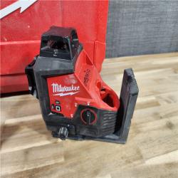 HOUSTON LOCATION - AS-IS Milwaukee-3632-21 M12 Green Beam Laser 360Â° 3-Plane Kit