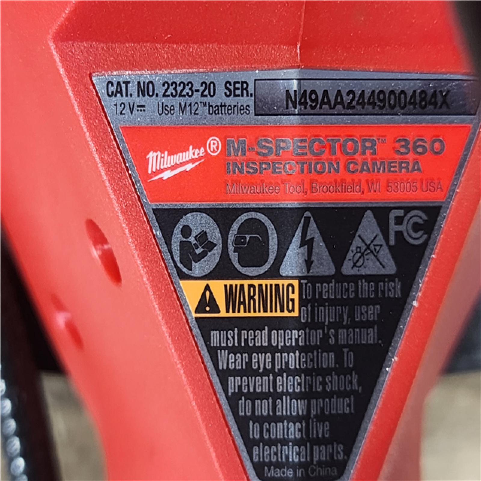HOUSTON LOCATION - AS-IS MILWAUKEE M12 12V Lithium-Ion Cordless M-SPECTOR 360-Degree 4 Ft. Inspection Camera Kit