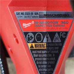 HOUSTON LOCATION - AS-IS MILWAUKEE M12 12V Lithium-Ion Cordless M-SPECTOR 360-Degree 4 Ft. Inspection Camera Kit