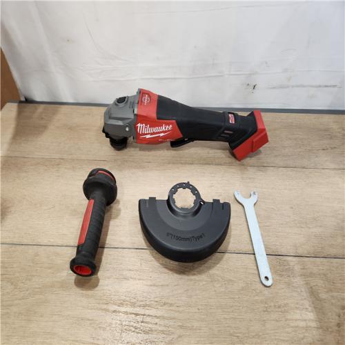 AS-IS- Milwaukee  FUEL 18-Volt Lithium-Ion Brushless Cordless 4-1/2 in./6 in. Braking Grinder with Paddle Switch (Tool-Only)