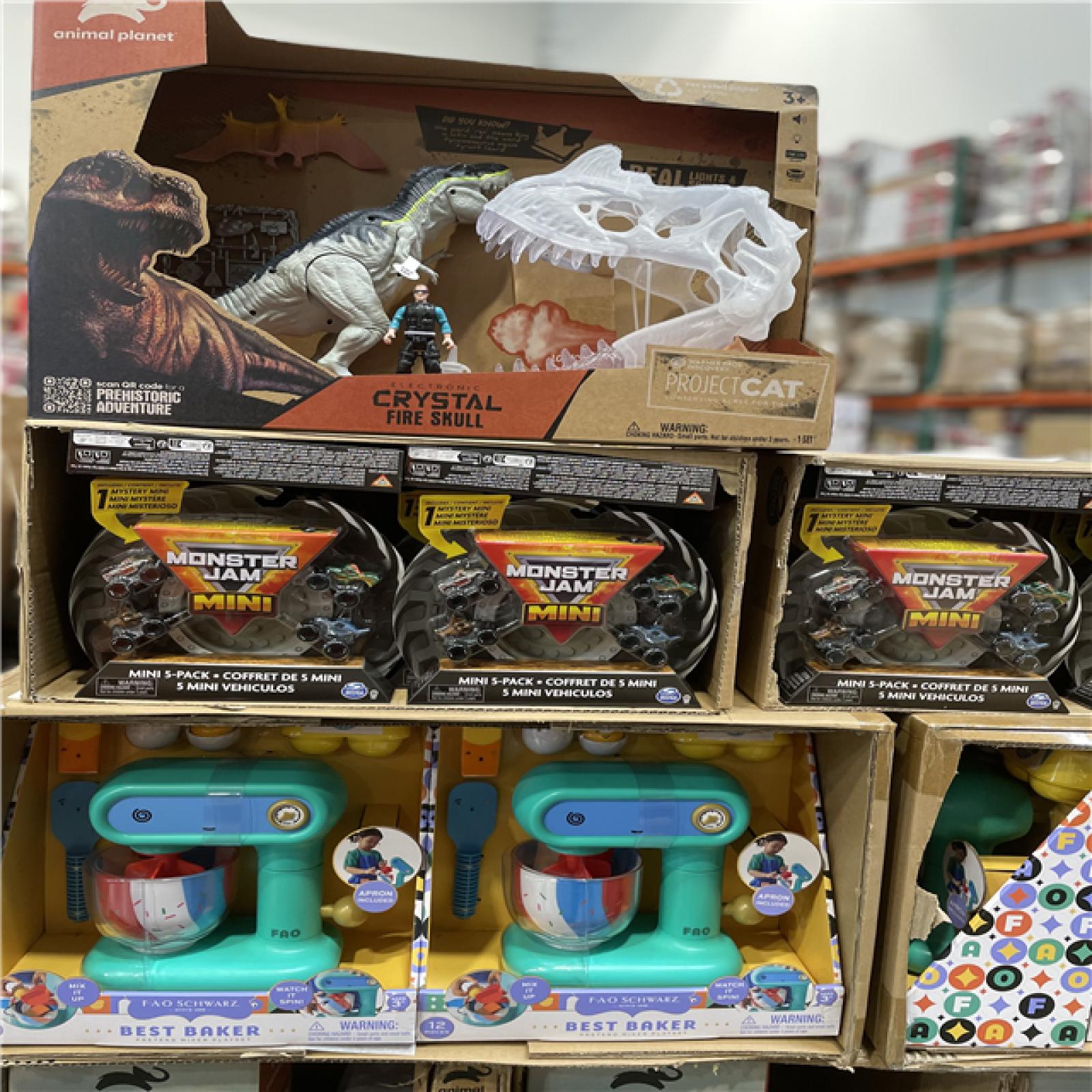 DALLAS LOCATION - NEW! BULLSEYE MIXED TOY PALLET-(168 UNITS)
