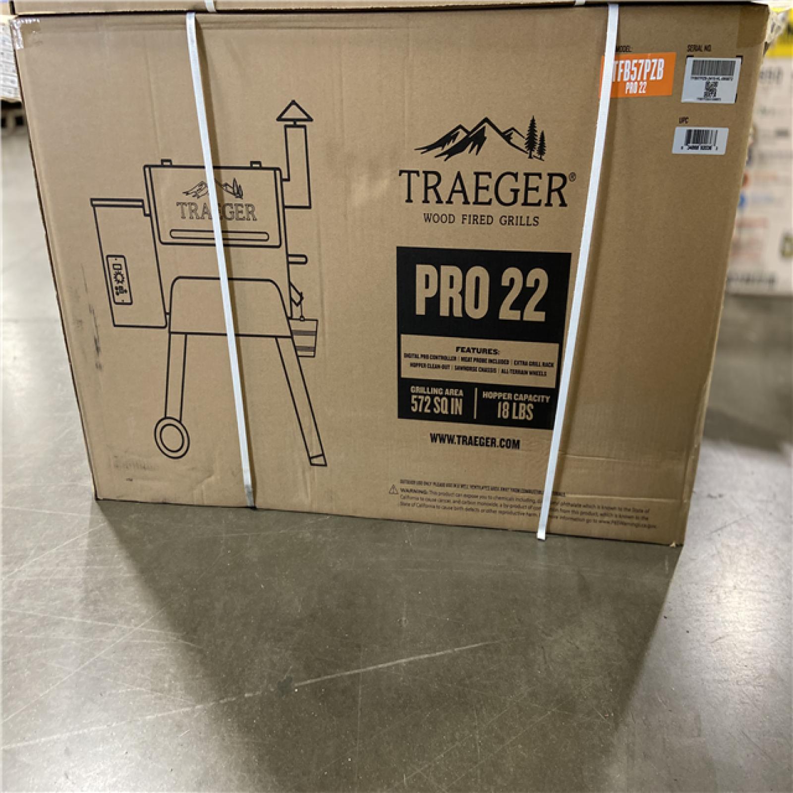 DALLAS LOCATION - Traeger Pro Series 22-Pellet Grill and Smoker in Bronze