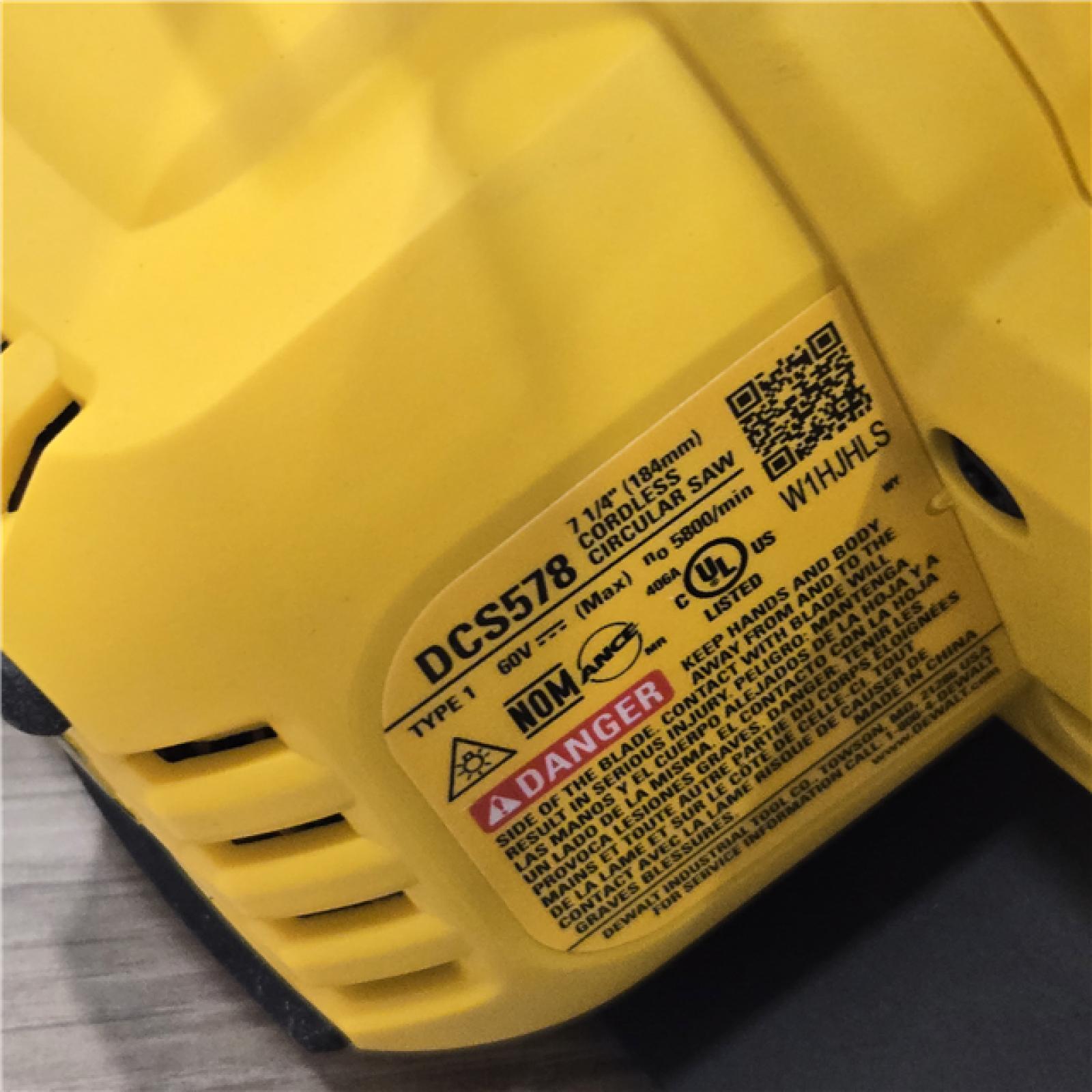 AS-IS DeWALT Flexvolt Max 7-1/4 60V Circular Saw (Tool Only)