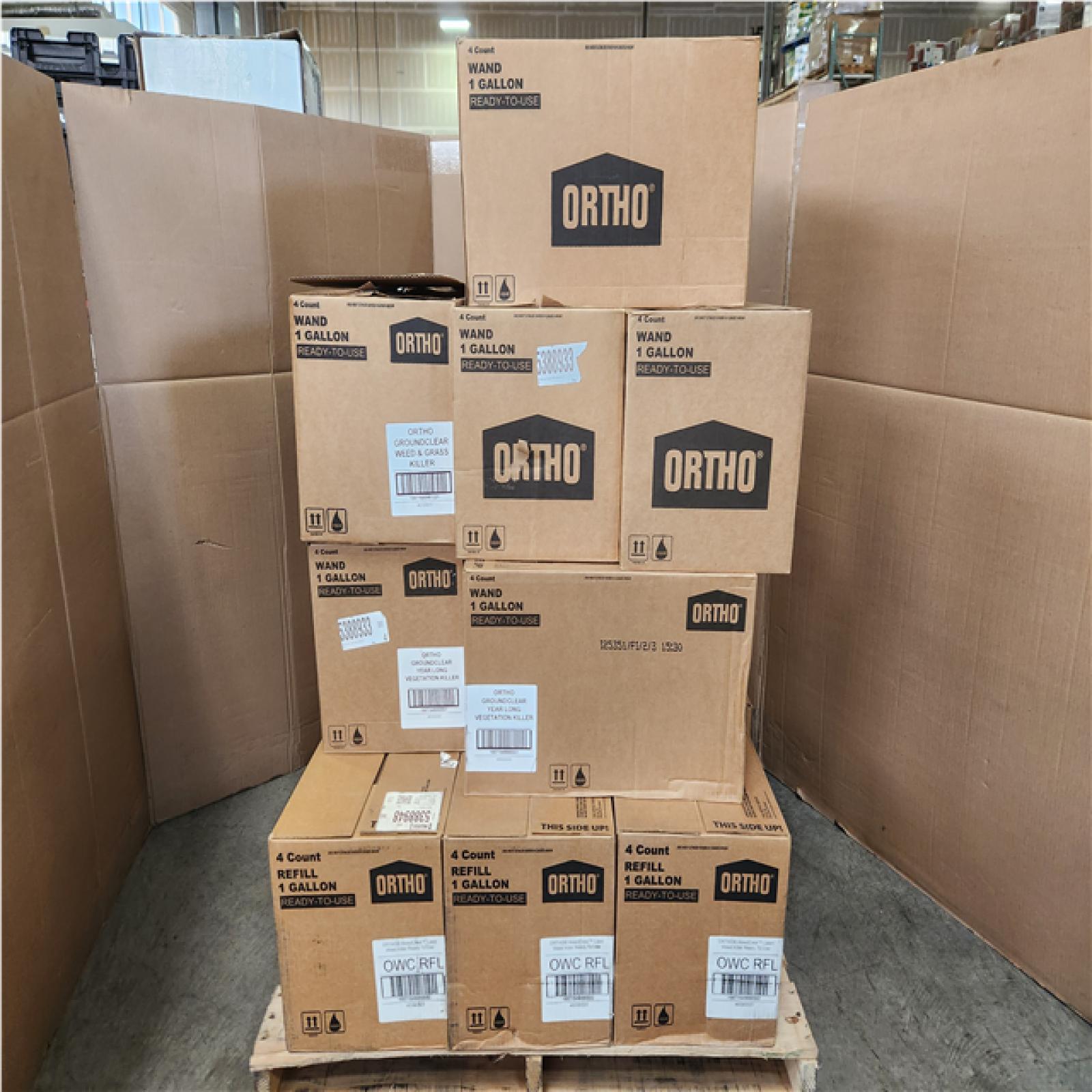 Phoenix NEW Ortho GroundClear Weed and Grass Killer 1 gal. OMRI Listed Spray Ready-to-Use Weed Killer with Comfort Wand 4 Per Box (27-Boxes)