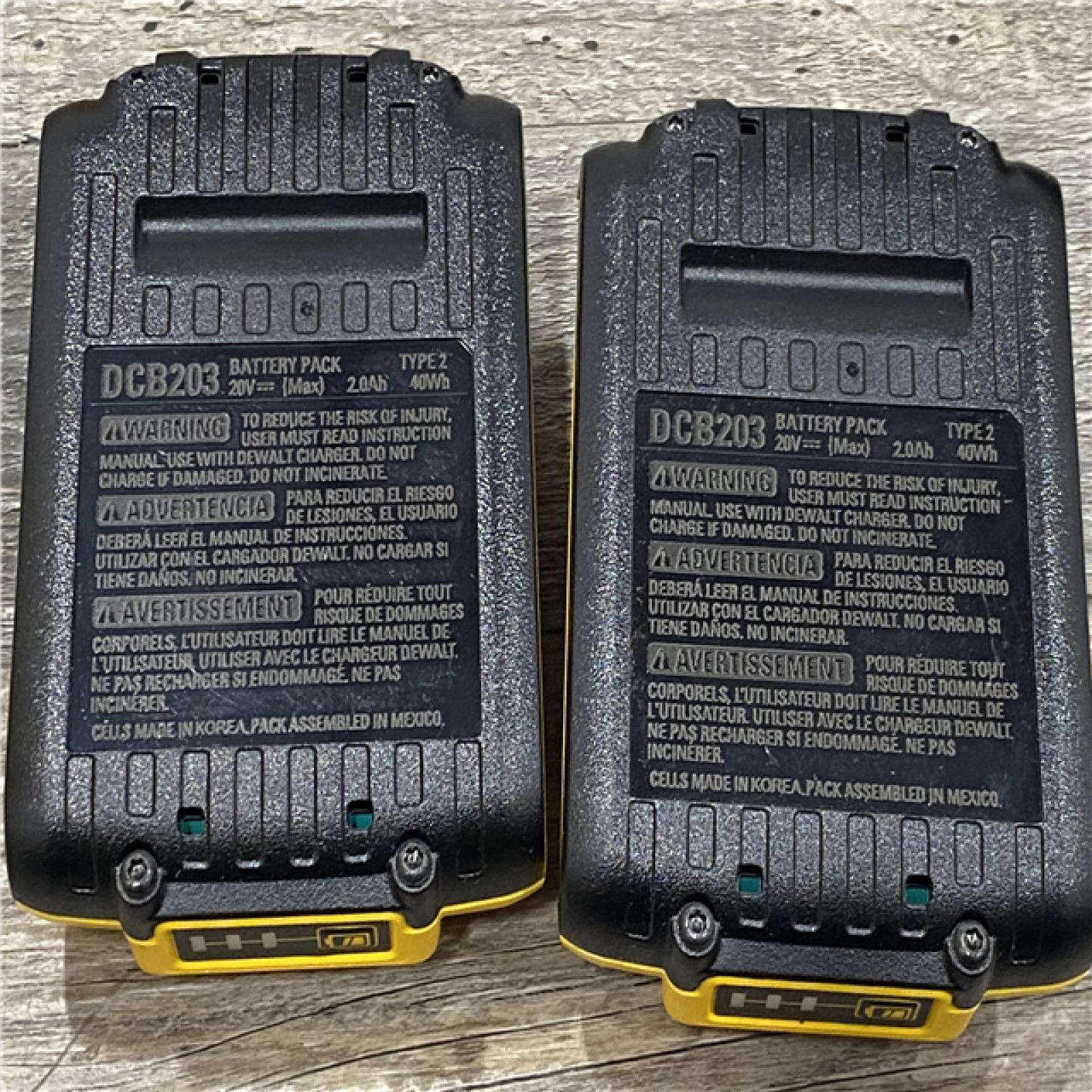 AS-IS DEWALT ATOMIC 20-Volt MAX Lithium-Ion Cordless Combo Kit