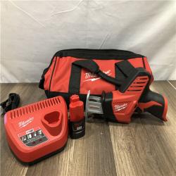 AS-IS Milwaukee M12 12V Lithium-Ion HACKZALL Cordless Reciprocating Saw Kit