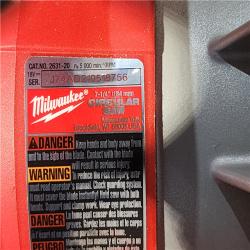 HOUSTON LOCATION - AS-IS Milwaukee 7-1/4 18V Brushless Circular Saw 2631-20 (Bare Tool)