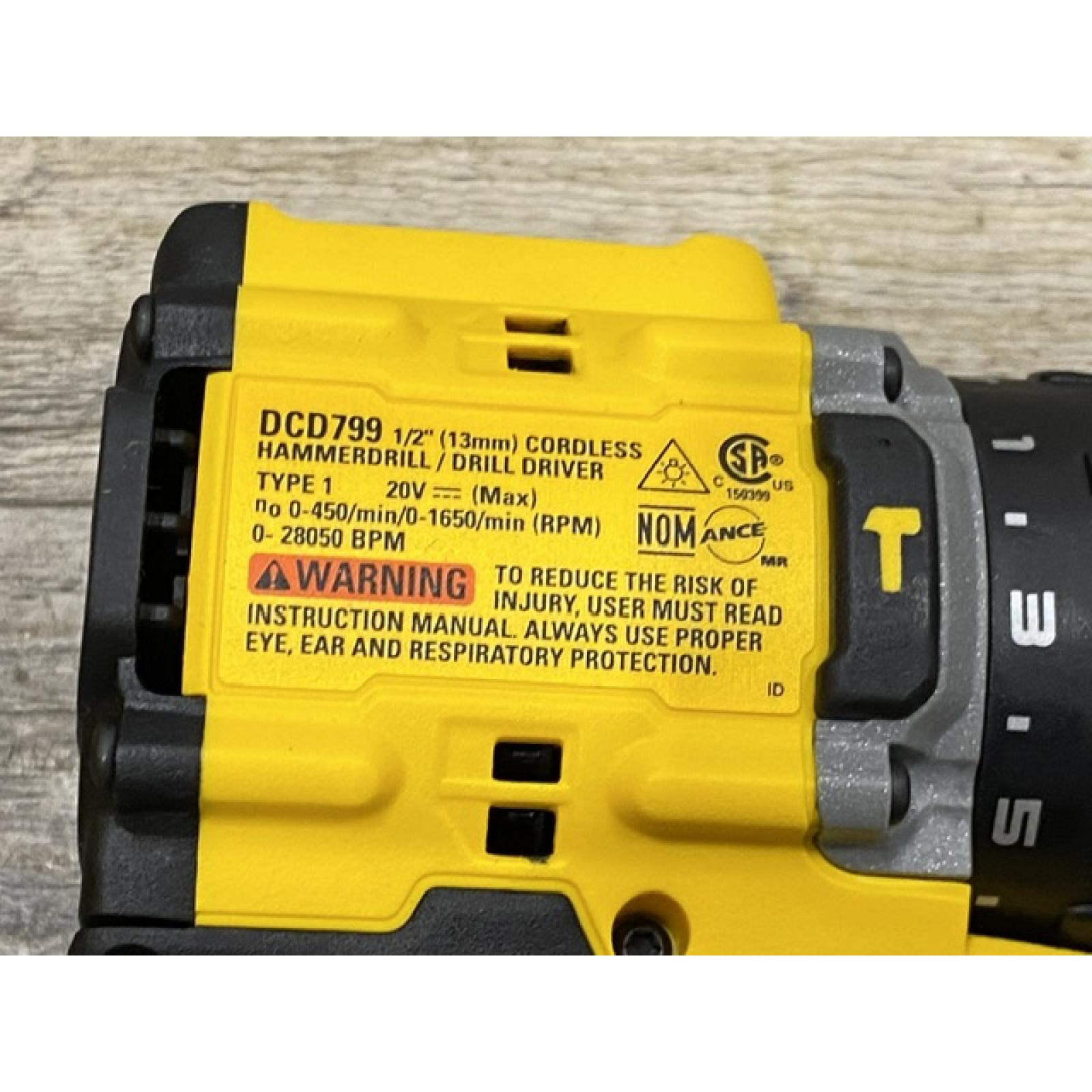 AS-IS DEWALT ATOMIC 20V MAX Lithium-Ion Cordless 2-Tool Combo Kit