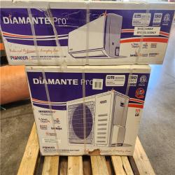 Phoenix NEW Pioneer Diamante Pro Low-Ambient 1-Zone 18 000 BTU 21 SEER2 Ductless Mini Split Inverter Heat Pump with 16 ft. Lines 208V / 230V