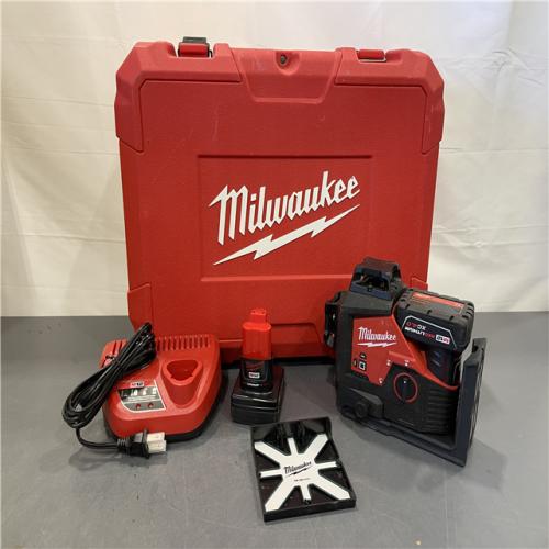 AS-IS - Milwaukee M12 Green Beam Laser 360° 3-Plane Kit