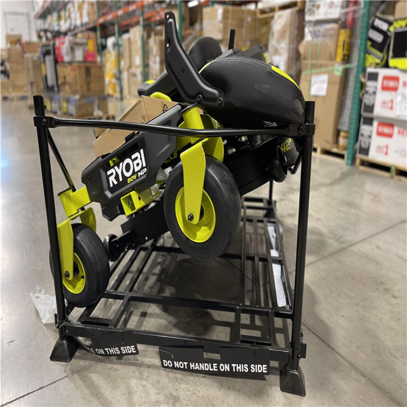DALLAS LOCATION - AS-IS RYOBI ZR3 80V HP Brushless Battery Cordless Electric 42 in. Zero Turn Riding Lawn Mower