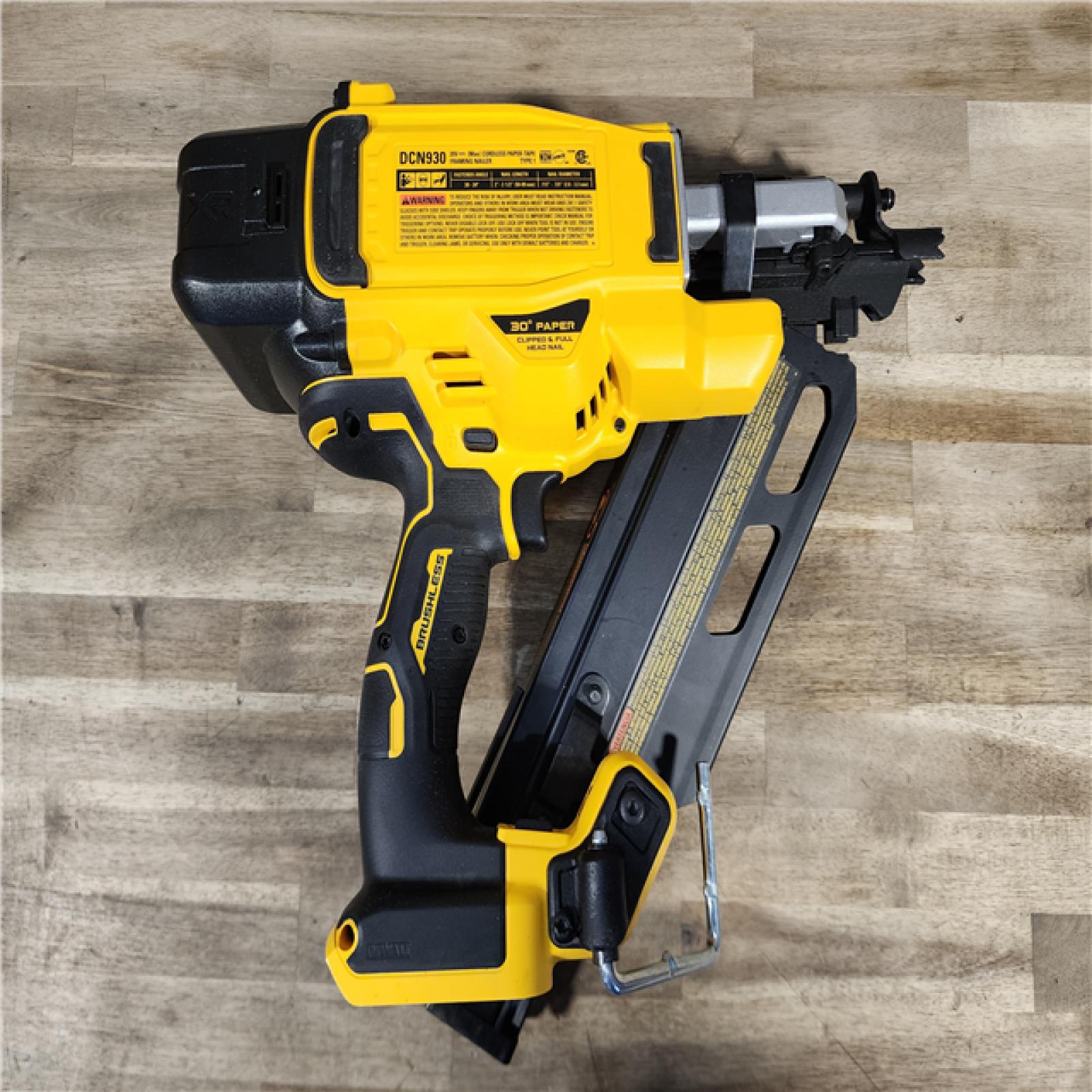 HOUSTON LOCATION - AS-IS DEWALT 20-Volt 30° Cordless Framing Nailer (Tool-Only)