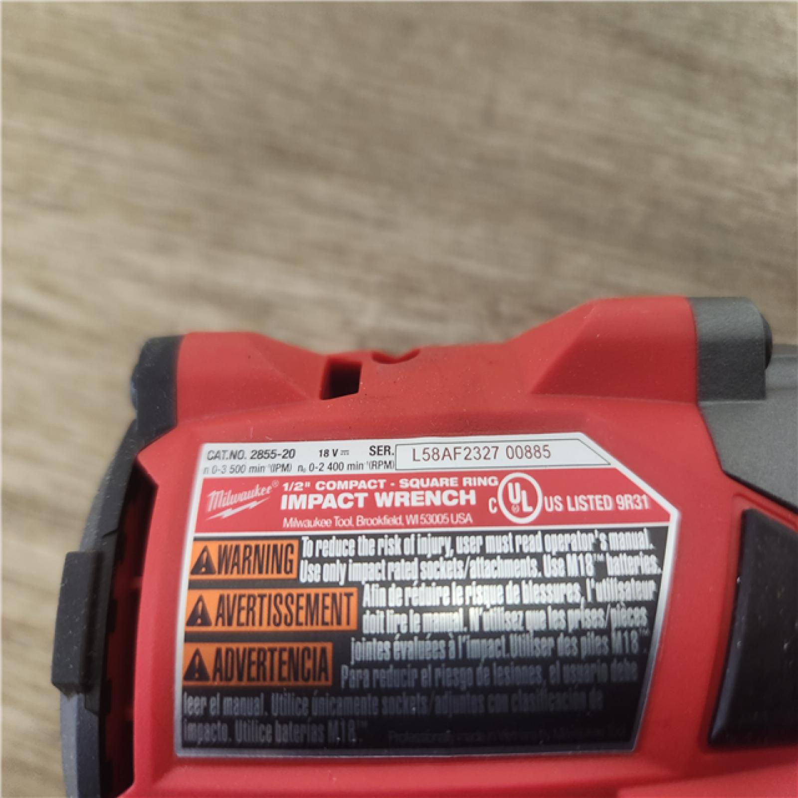 Phoenix Location NEW Milwaukee M18 FUEL GEN-3 18V Lithium-Ion Brushless Cordless 1/2 in. Compact Impact Wrench with Friction Ring (Tool-Only)