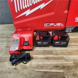 HOUSTON LOCATION - AS-IS (APPEARS LIKE NEW) MILWAUKEE FUEL 18V Lithium-Ion Brushless Cordless Hammer Drill and Impact Driver Combo Kit