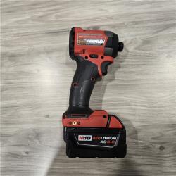 Milwaukee 2953-22 M18 FUEL 18V Lithium-Ion Brushless Cordless 1/4 Hex Impact Driver Kit 5.0 Ah