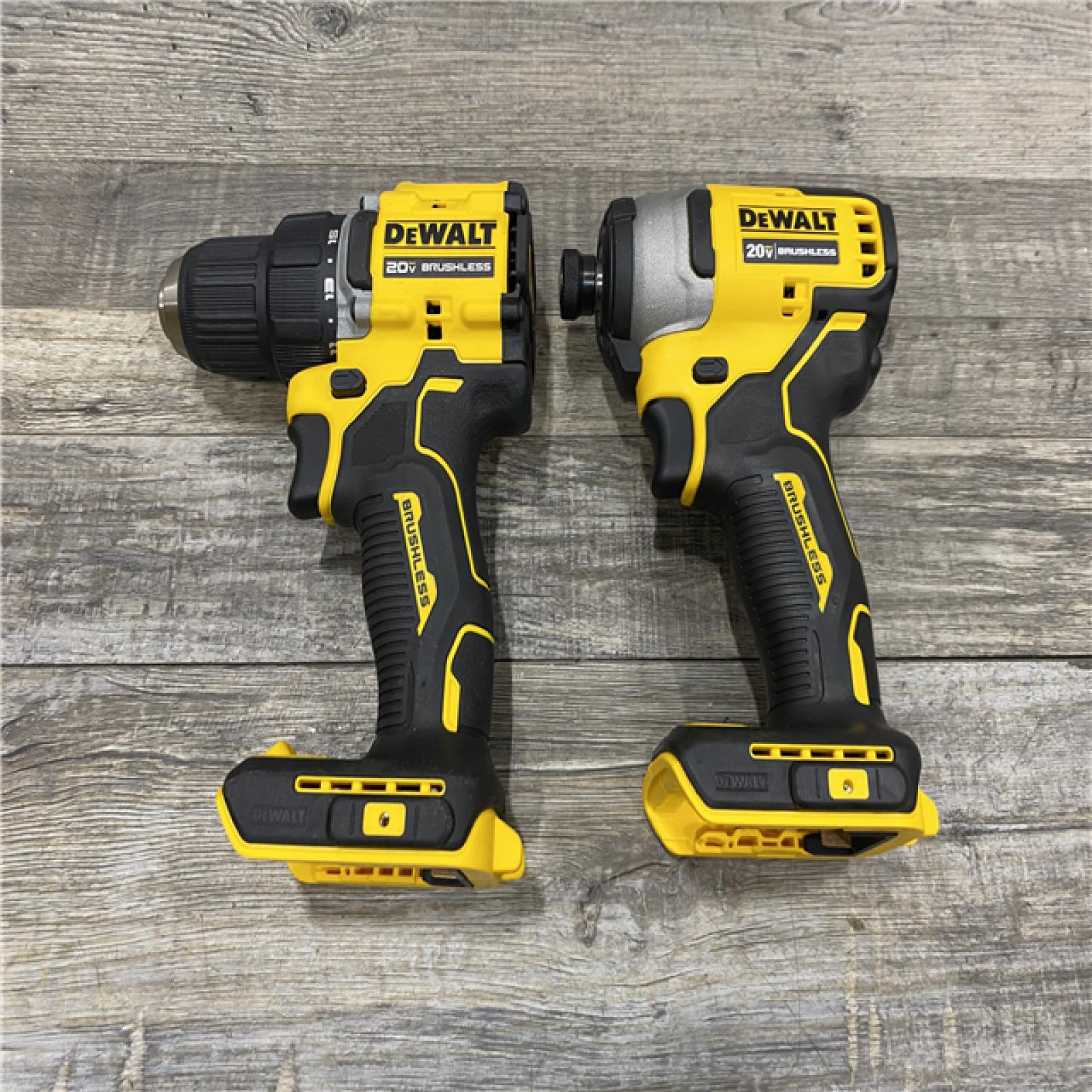 AS-IS DEWALT ATOMIC 20-Volt MAX Lithium-Ion Cordless Combo (2-Tool) Kit