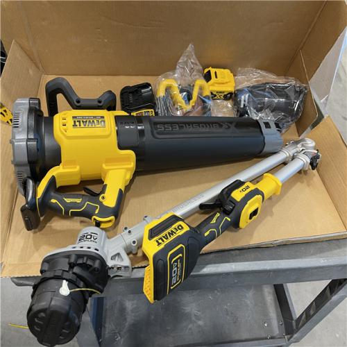 AS-IS - DEWALT 20V MAX Cordless Battery Powered String Trimmer & Blower Combo Kit